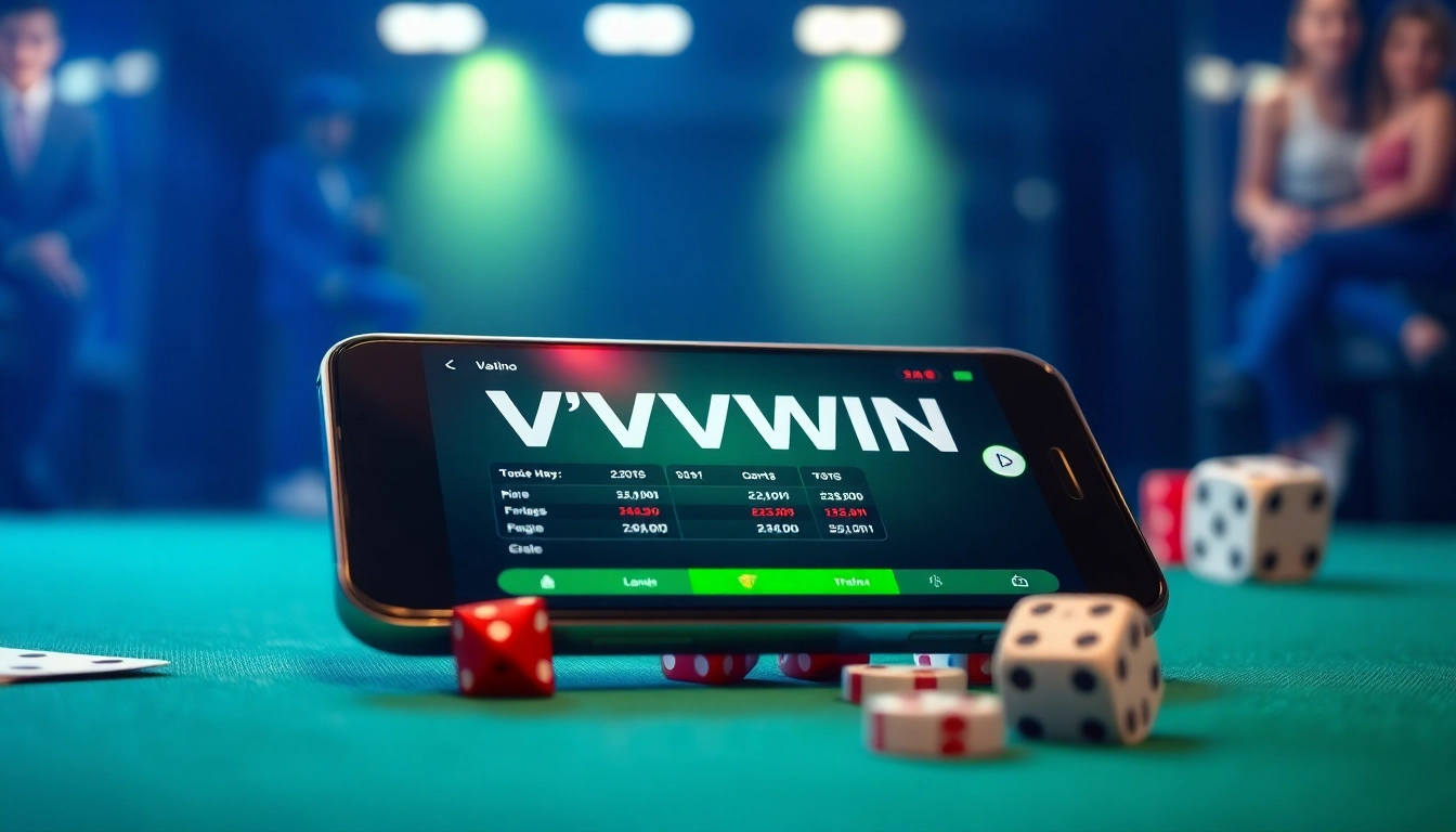 Engaging smartphone interface of vvvwin88.live showcasing an online betting app.