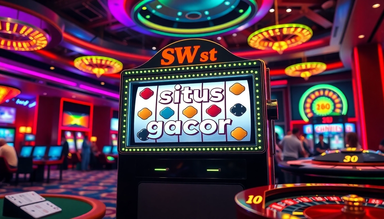 Experience situs slot gacor with exciting slot machines and vibrant casino energy.