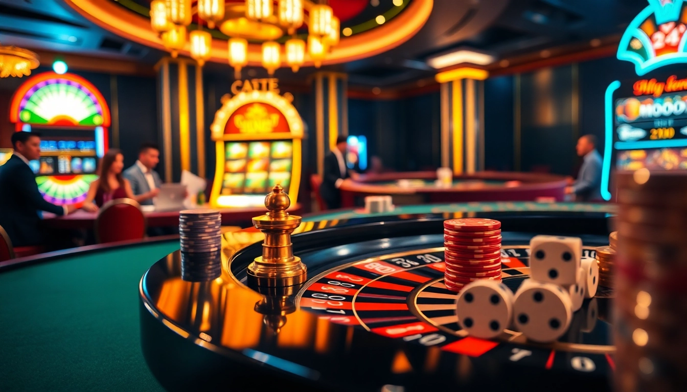 Engaging players at a luxurious table game scene showcasing nhà cái 8kbet.